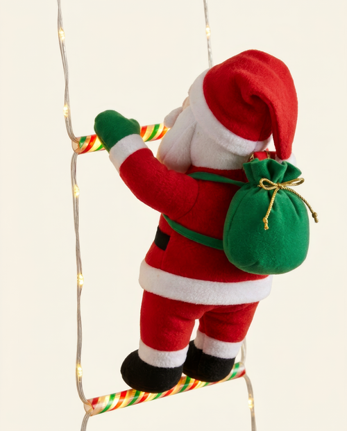 Merryloft™ Climbing Santa Christmas Lights